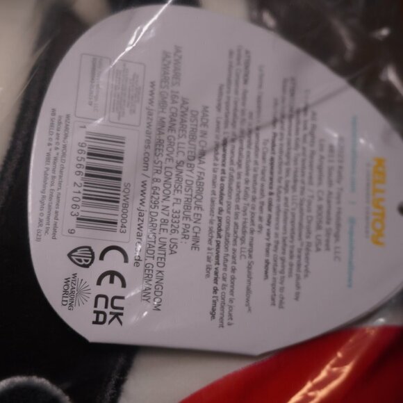 Squishmallows Original Harry Potter 10-Inch Hufflepuff Badger Plush New With Tag - Picture 2 of 4